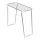 WENKO 3774020100 - Sušiak na bielizeň PROFI SINGLE 87x79 cm nerez/strieborná/biela