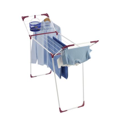 WENKO 3774021100 - Sušiak na bielizeň SUMMER DRY 153x76 cm biela/ružová
