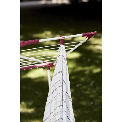 WENKO 3774021100 - Sušiak na bielizeň SUMMER DRY 153x76 cm biela/ružová