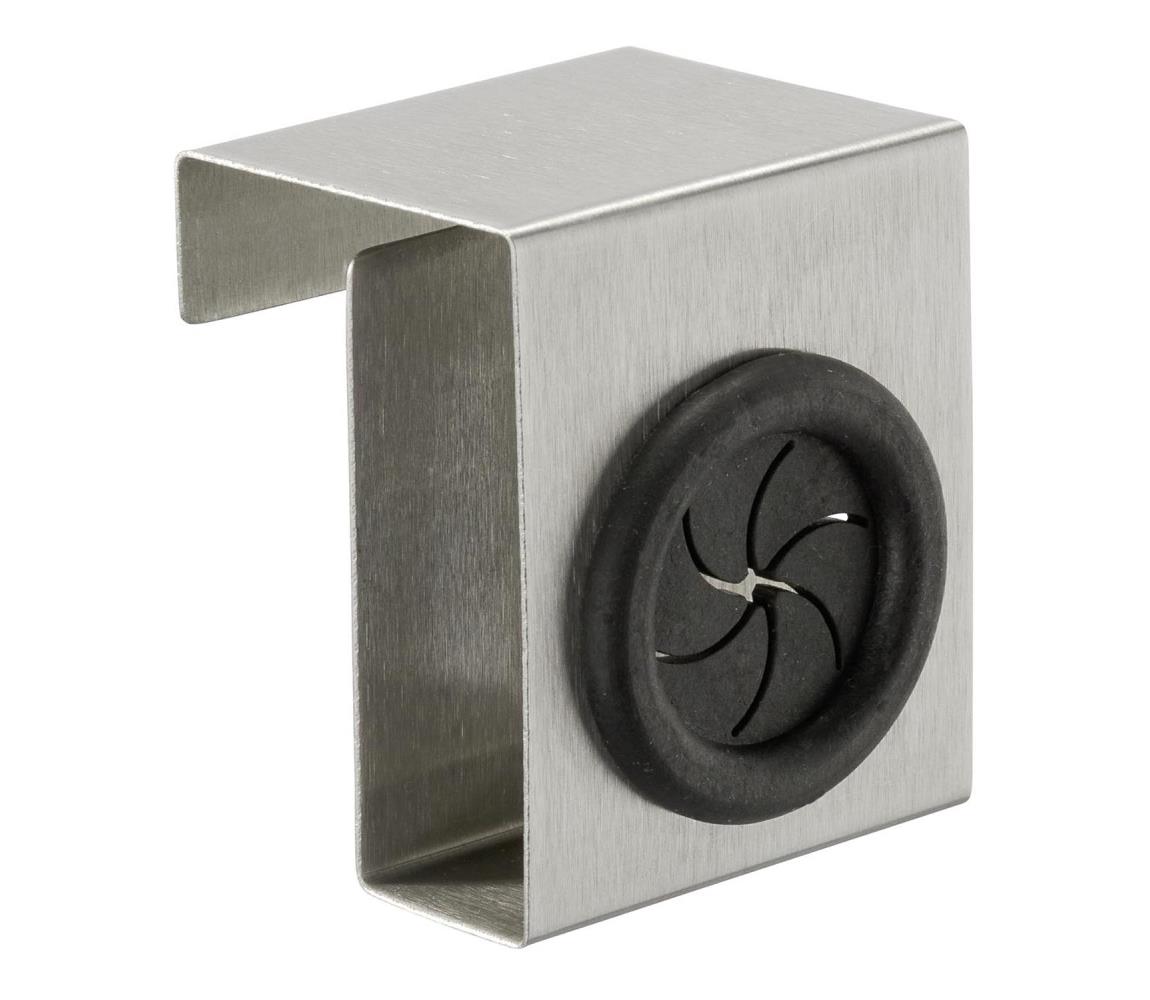 WENKO 4368060100 - Háčik PUSH 5x6 cm strieborná/čierna 4368060100
