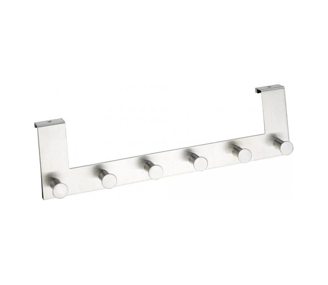 WENKO 4468060100-Vešiak CELANO 39x11 cm nerez/strieborný 4468060100