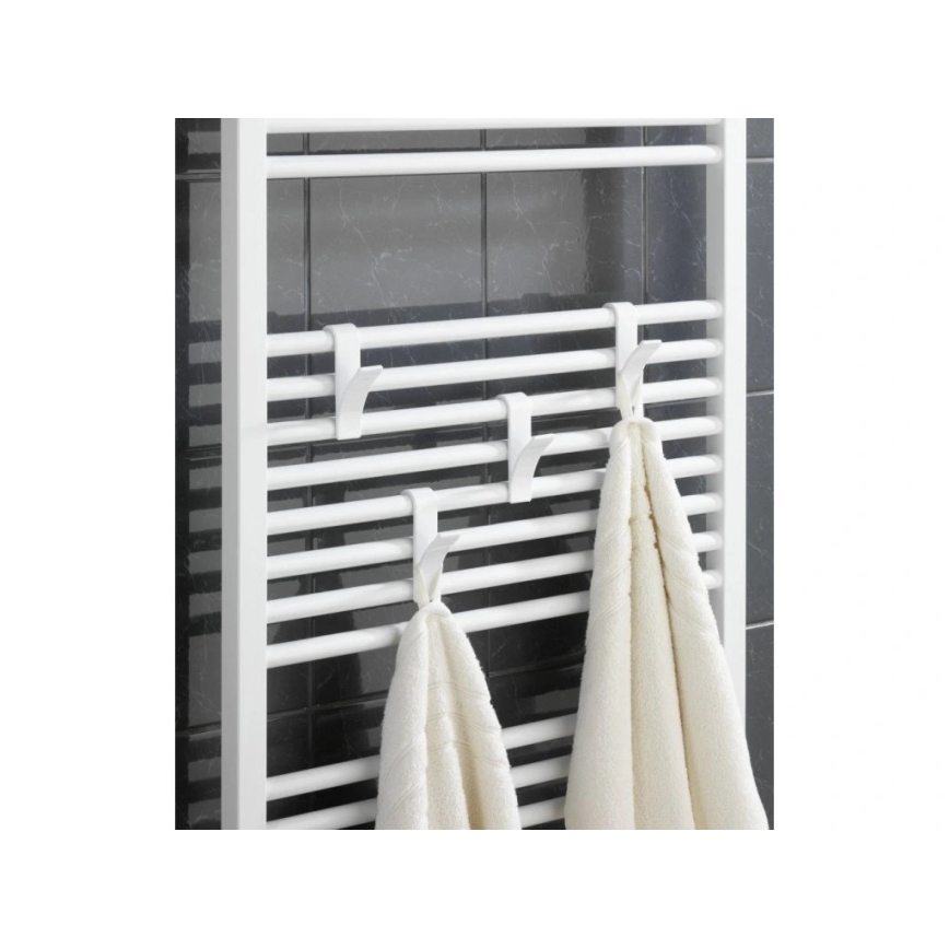 WENKO 4468160100-Háčiky 2,5x10,5 cm biele