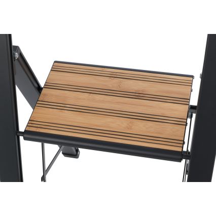 WENKO 50482100 - Schodíky ALU-DESIGN 44x101 cm čierne