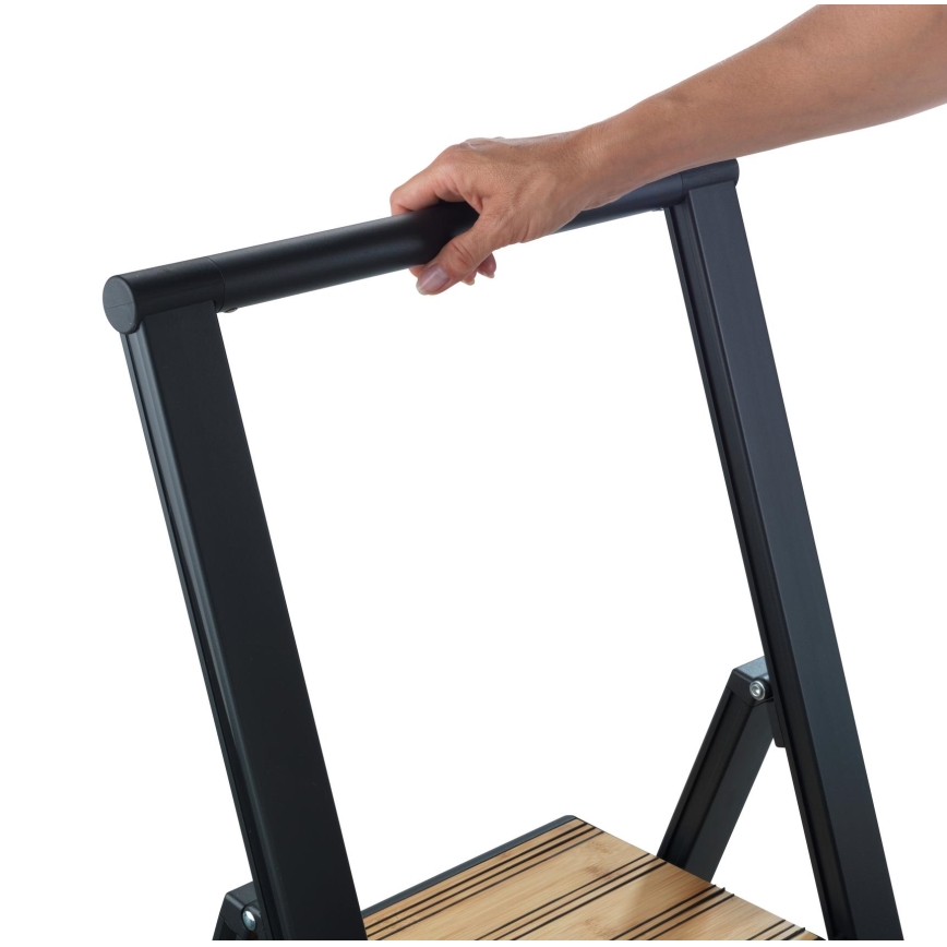 WENKO 50482100 - Schodíky ALU-DESIGN 44x101 cm čierne