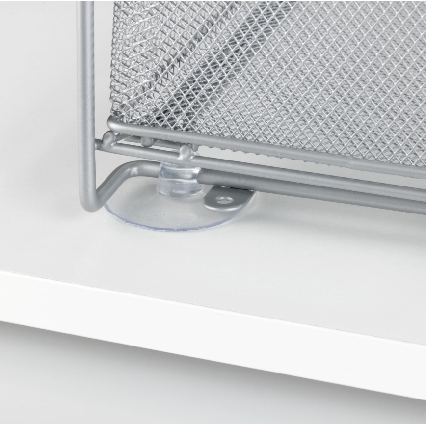 WENKO 53140800 - Polica GIOMA 35x33,5 cm, strieborná