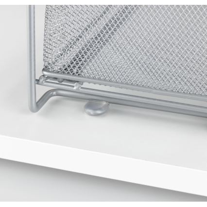 WENKO 53140800 - Polica GIOMA 35x33,5 cm, strieborná