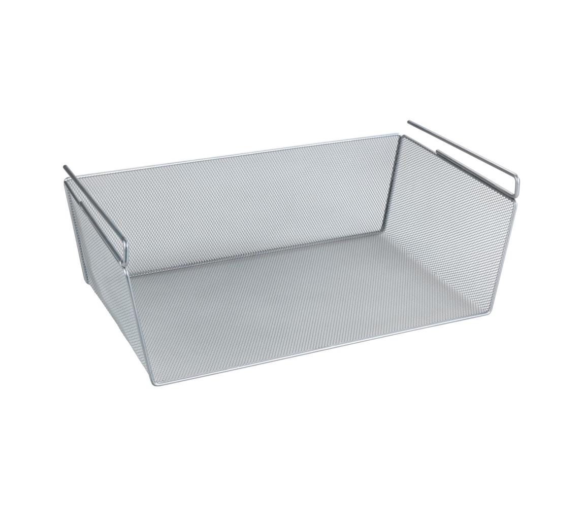 WENKO 53143100 - Strieborný košík 49x28 cm 53143100