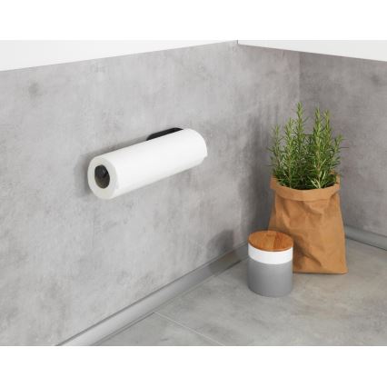 WENKO 53214100 - Držiak na rolu NIO 27,5x7 cm čierny