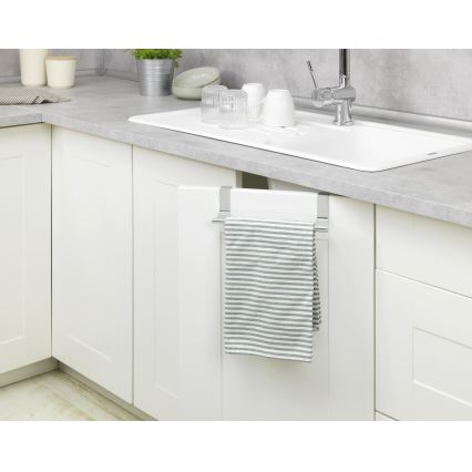 WENKO 53245100 - Držiak na uteráky TELESCOPE 7x6 cm strieborný/čierny