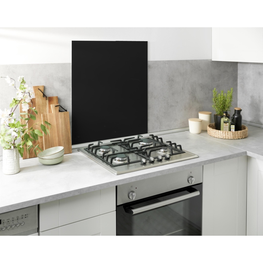 WENKO 53881100 - Zástena BLACK 60x70 cm čierna