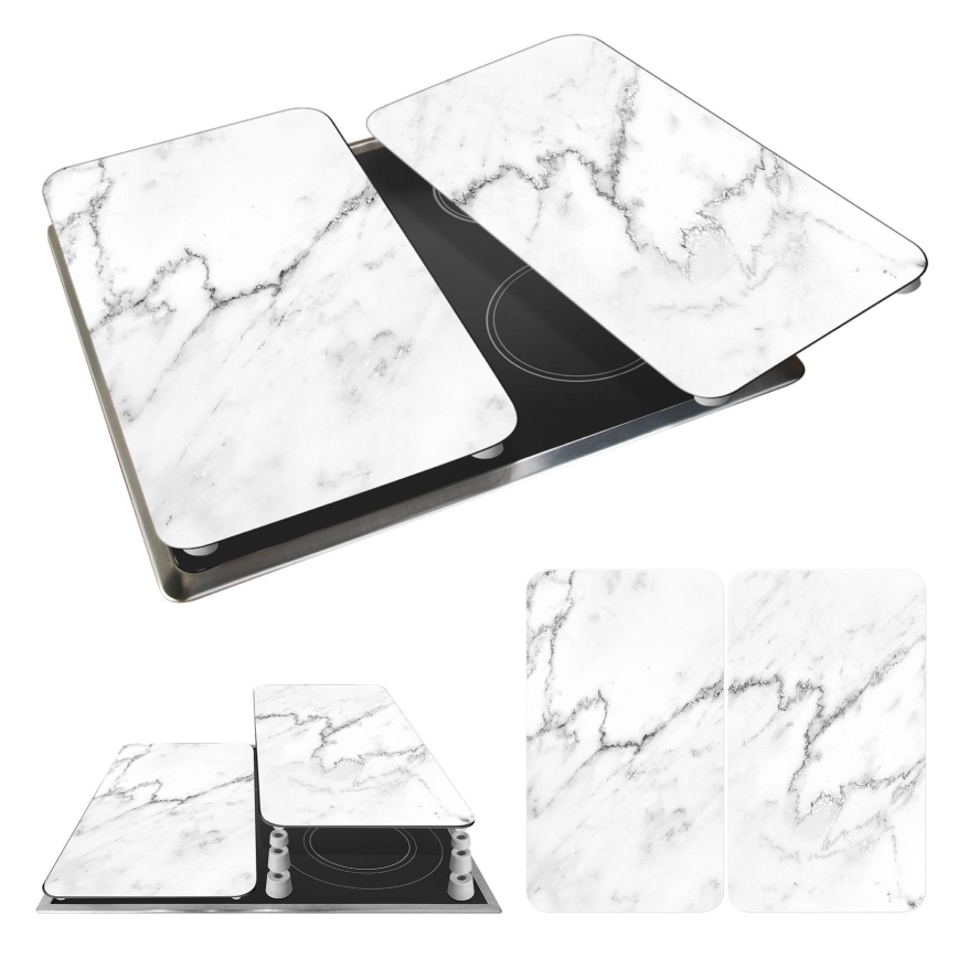 WENKO 53895100 - Krycia doska 30x52 cm pestrofarebná/šedá/priehľadná