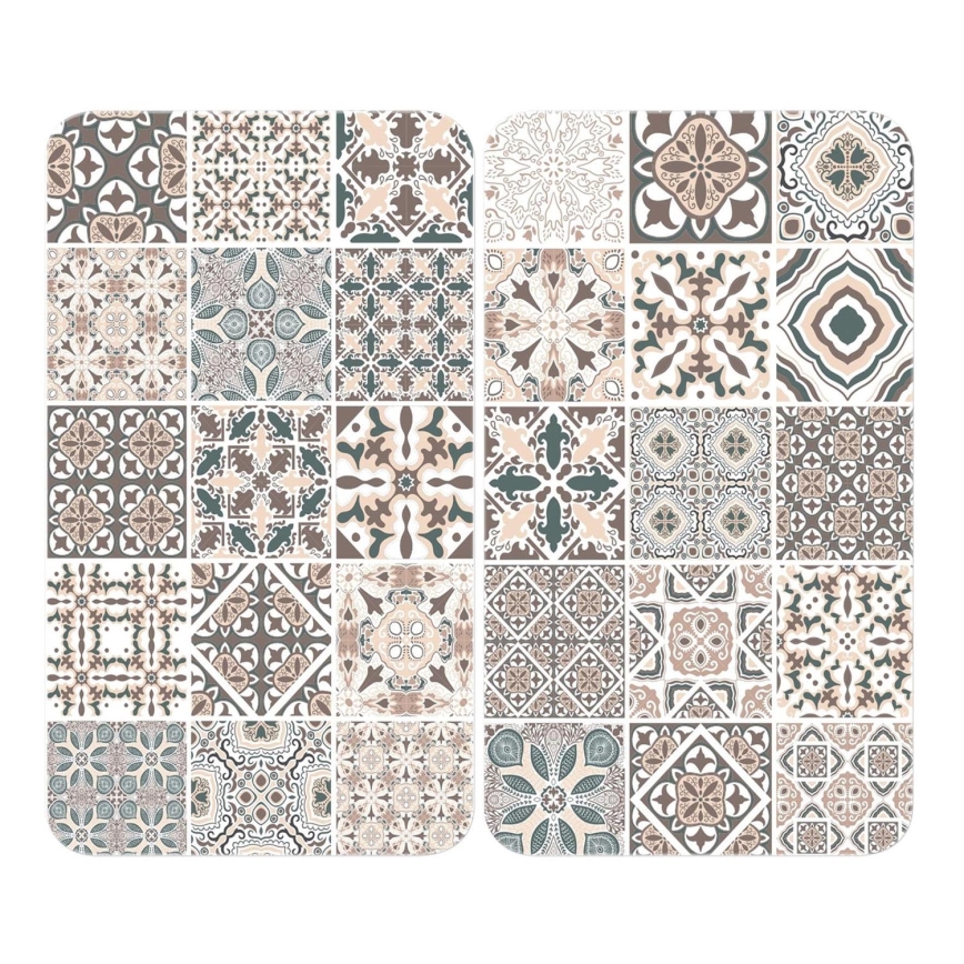 WENKO 53904100 - Kryt varnej dosky 30x52 cm pestrofarebný/sivý/priehľadný