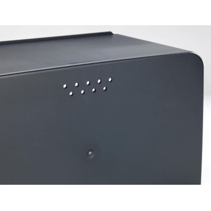 WENKO 54098100 - Chlebník KUBO 35x26,5 cm čierna/hnedá