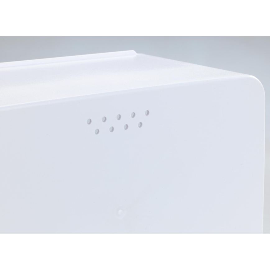 WENKO 54099100 - Chlebovnica KUBO 35 x 26,5 cm biela/hnedá