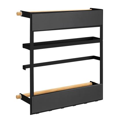 WENKO 54114100 - Organizér MAGNA 33x34 cm čierna/hnedá