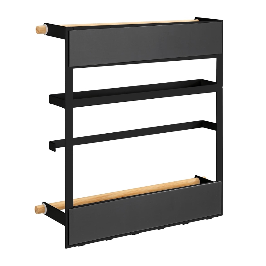 WENKO 54114100 - Organizér MAGNA 33x34 cm čierna/hnedá