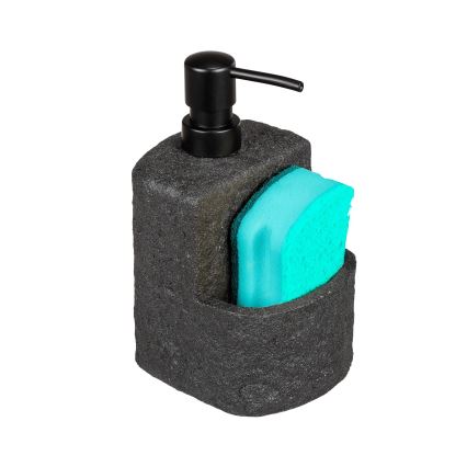 WENKO 54667100 - Dávkovač mydla FESTIVAL 10,5x18 cm čierna