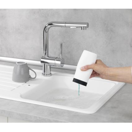 WENKO 54670100 - Dávkovač EASY SQUEEZ-E 6x14 cm biela/čierna