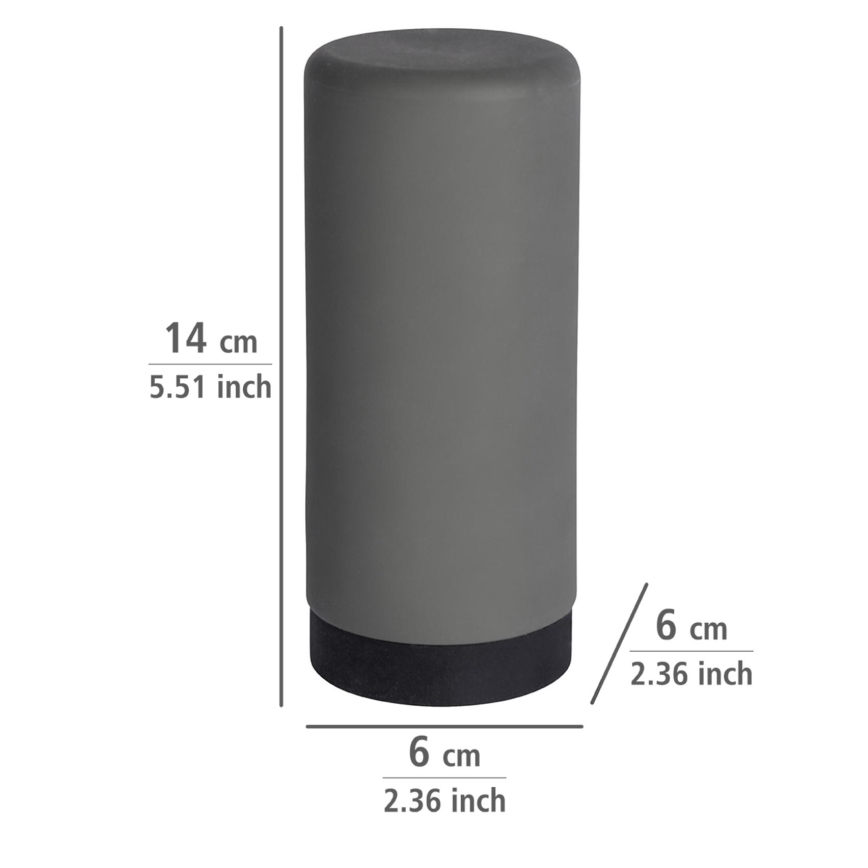 WENKO 54680100 - Dávkovač EASY SQUEEZ-E 6x14 cm sivá/čierna