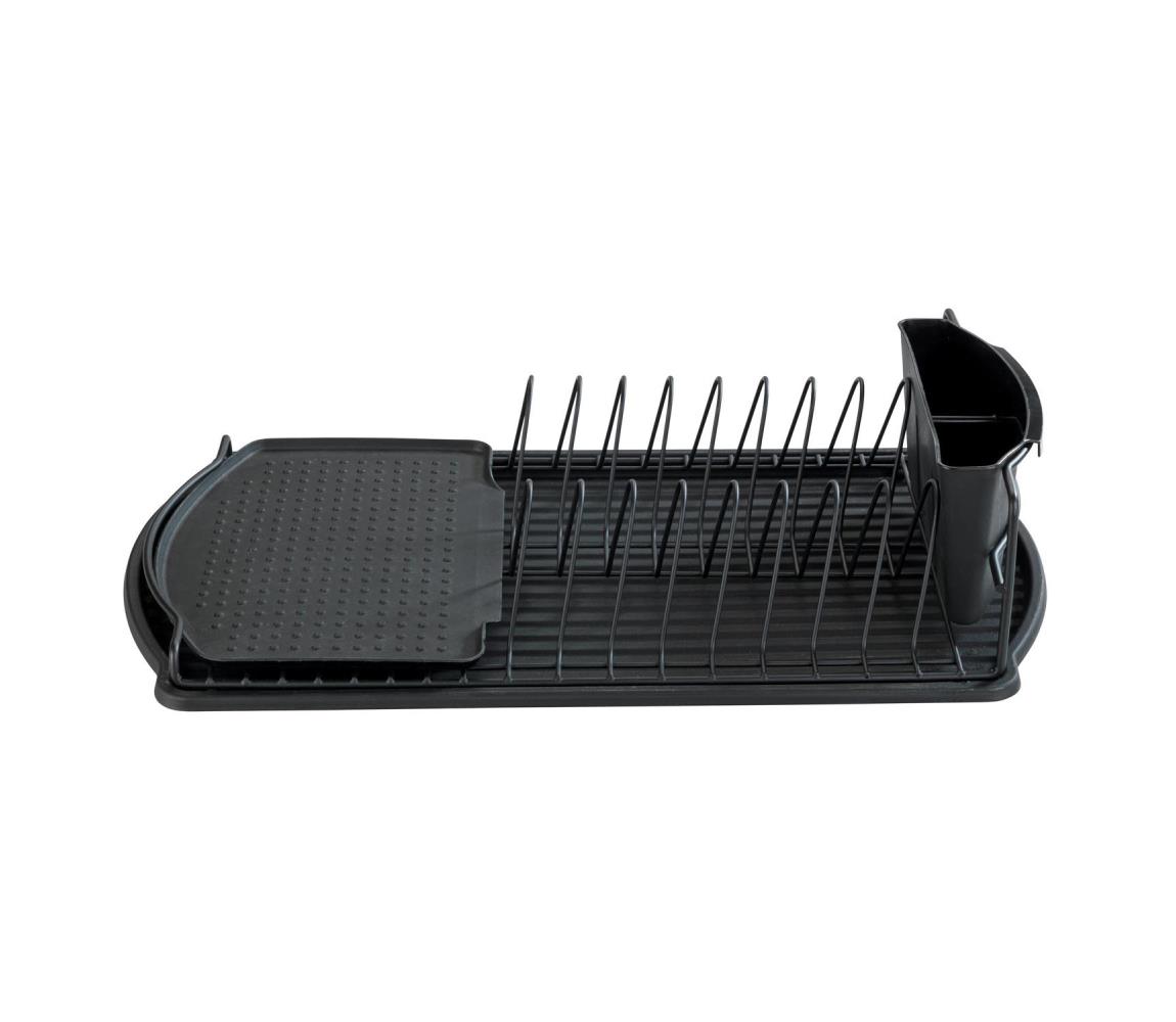 WENKO 54767100 - Odkvapávač BASIC 47,5x26,5 cm čierny 54767100