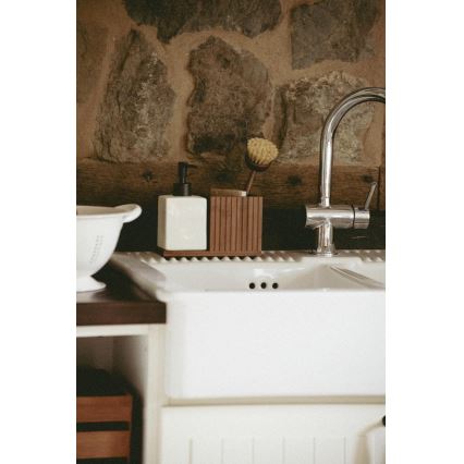 WENKO 54944100 - Dávkovač mydla MERA 18,5x17 cm hnedý