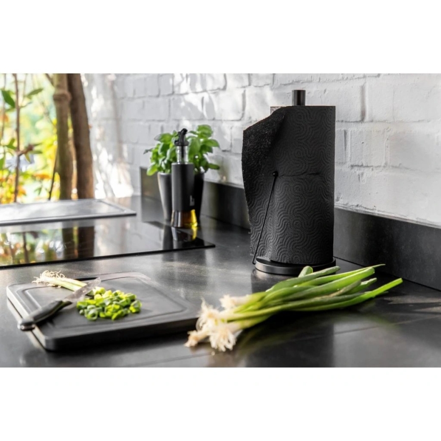 WENKO 55015100-Držiak BLACK OUTDOOR KITCHEN 15x33 cm čierny