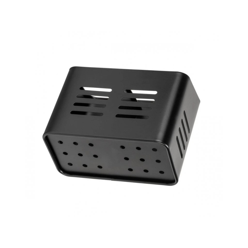 WENKO 55024100-Košík na príbory BLACK OUTDOOR KITCHEN 16x13,5 cm čierna