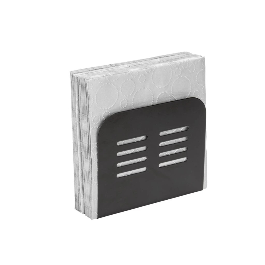 WENKO 55025100-Držiak servítok BLACK OUTDOOR KITCHEN 15x12,5 cm čierny