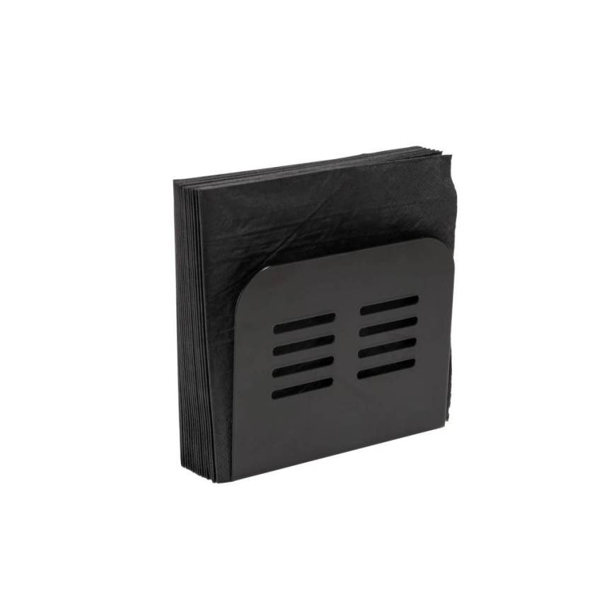WENKO 55025100-Držiak servítok BLACK OUTDOOR KITCHEN 15x12,5 cm čierny