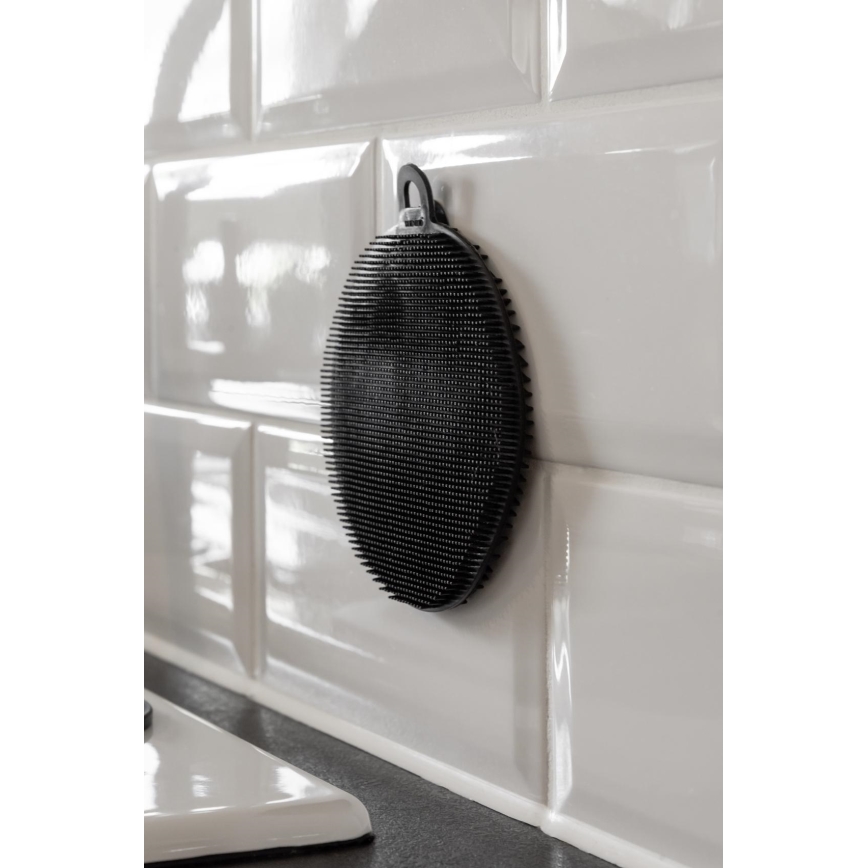 WENKO 55030100 - Hubka BLACK OUTDOOR KITCHEN 12x1,2 cm čierna