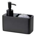 WENKO 55076100 - Dávkovač mydla BLACK OUTDOOR KITCHEN 14,5x14,3 cm čierny