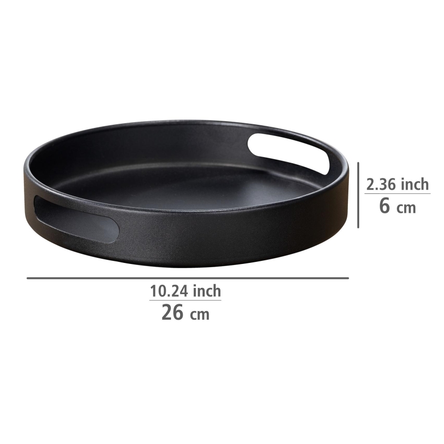 WENKO 55098100 - Tác BLACK OUTDOOR KITCHEN 26x6 cm čierny