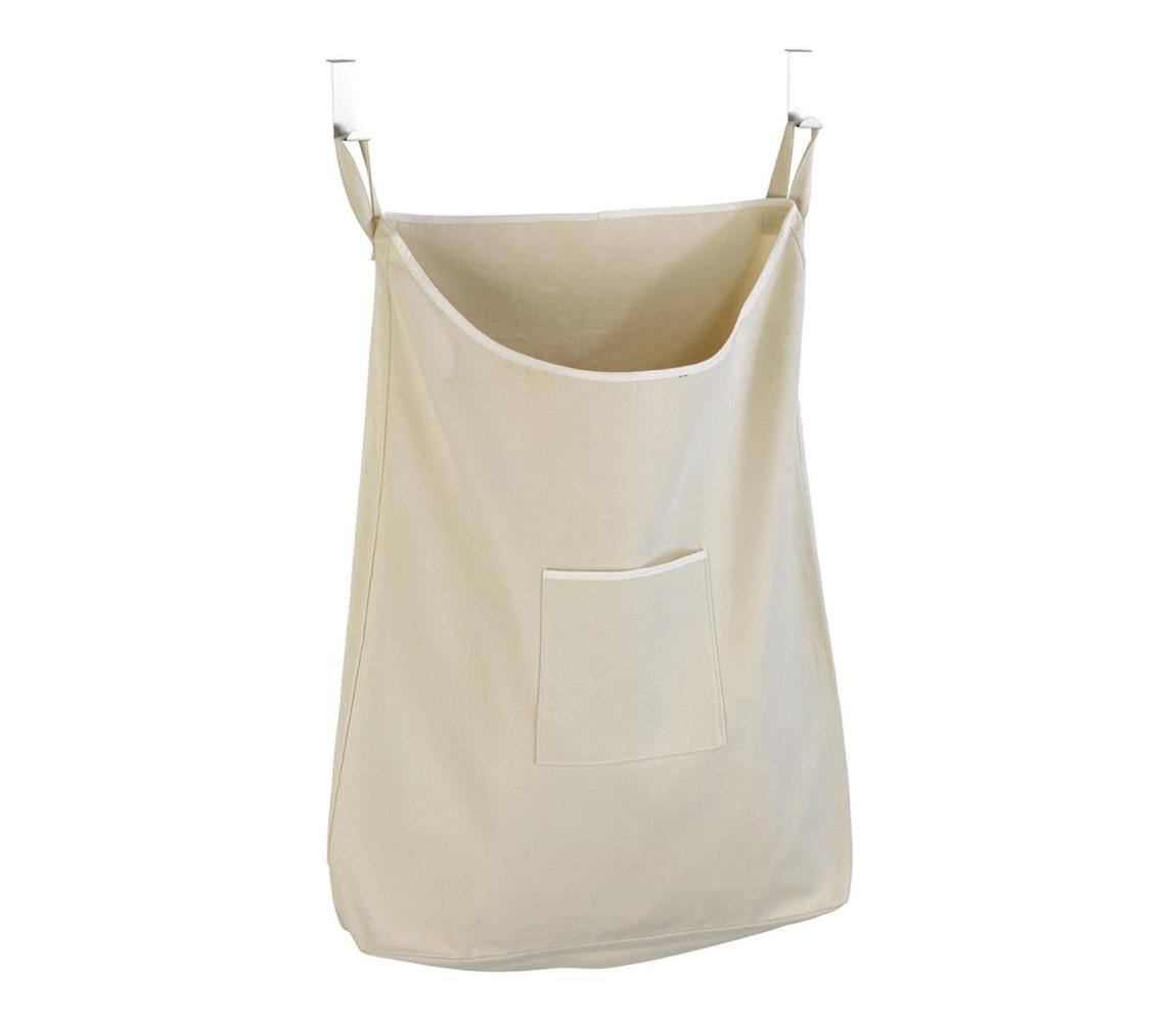 WENKO 62107100 - Kôš na bielizeň CANGURO 52x81 cm béžová/strieborná 62107100