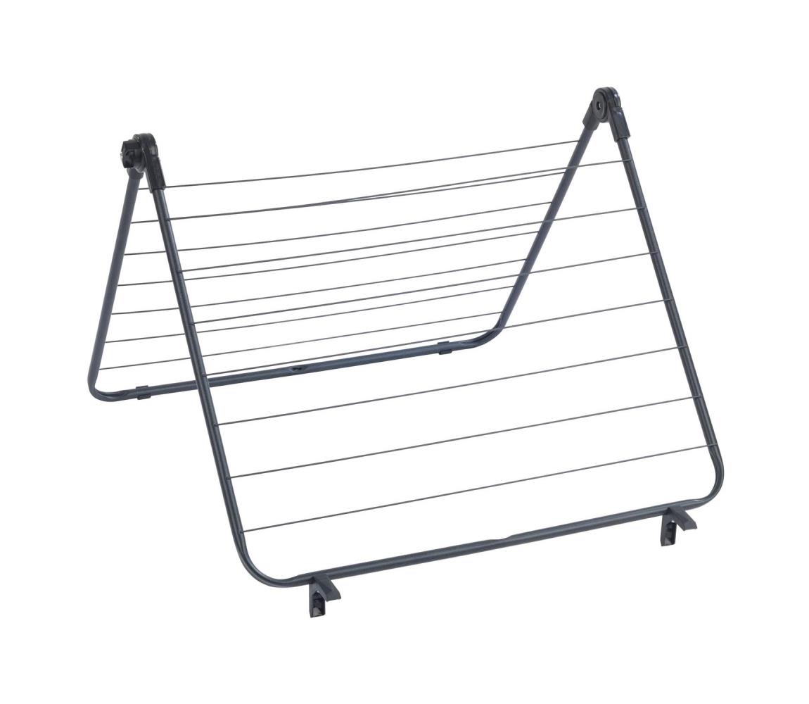 WENKO 63003100 - Sušiak na bielizeň CHAMPION 65x114 cm čierny 63003100