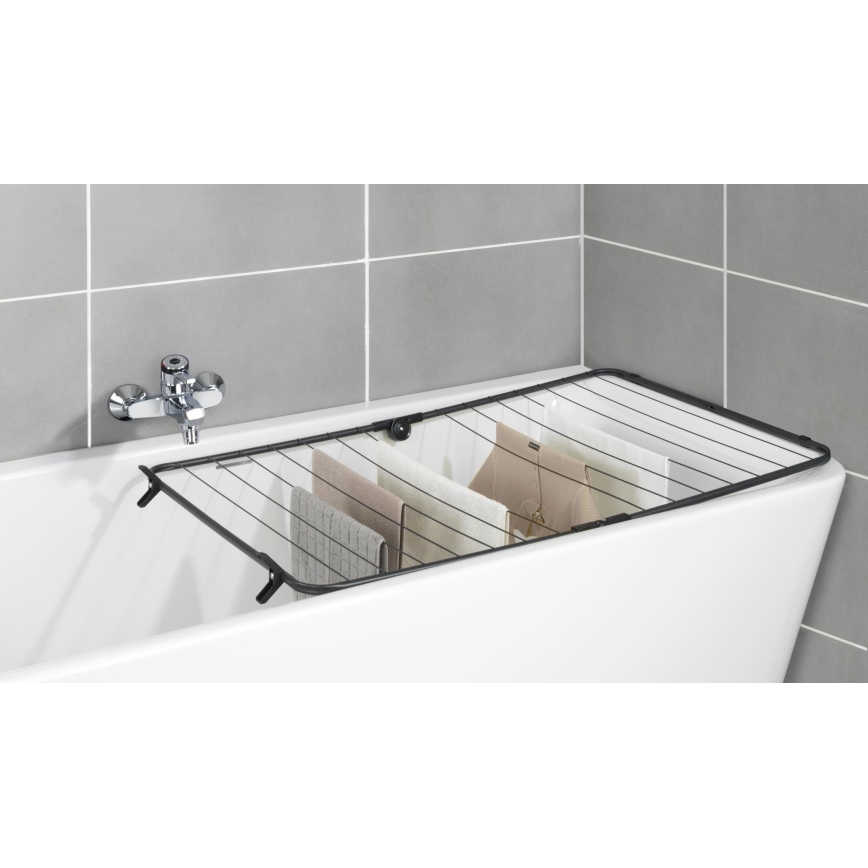 WENKO 63003100 - Sušiak na bielizeň CHAMPION 65x114 cm čierny
