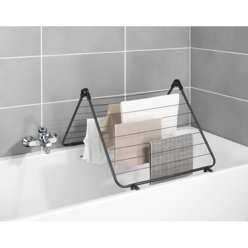 WENKO 63003100 - Sušiak na bielizeň CHAMPION 65x114 cm čierny