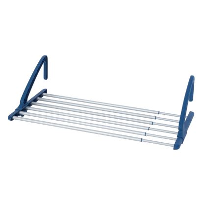 WENKO 63005800 - Sušiak na prádlo 37,5x21 cm nerez/strieborná/modrá