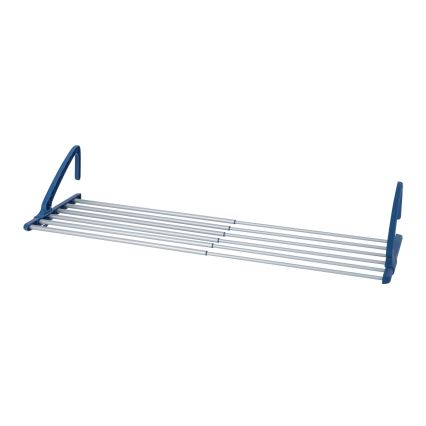 WENKO 63005800 - Sušiak na prádlo 37,5x21 cm nerez/strieborná/modrá