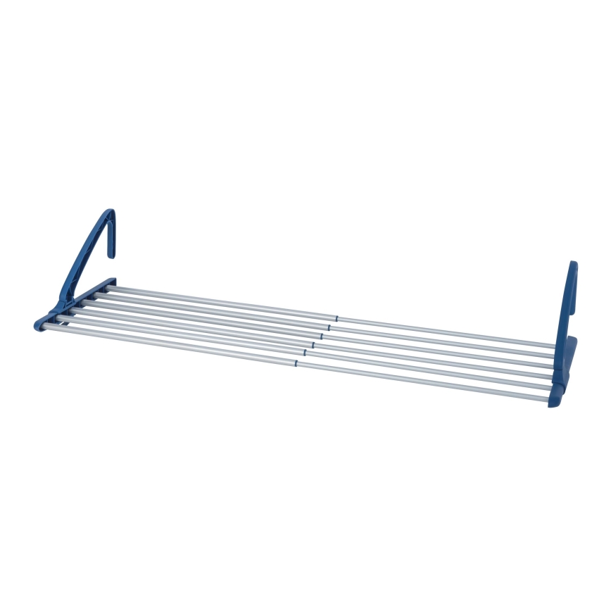 WENKO 63005800 - Sušiak na prádlo 37,5x21 cm nerez/strieborná/modrá