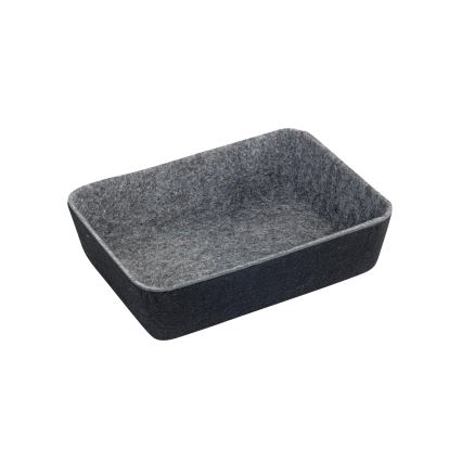 WENKO 64502100 - Organizér do zásuvky FELT 28,5x20 cm sivý