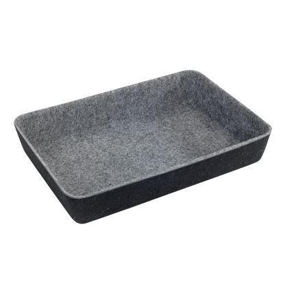 WENKO 64502100 - Organizér do zásuvky FELT 28,5x20 cm sivý