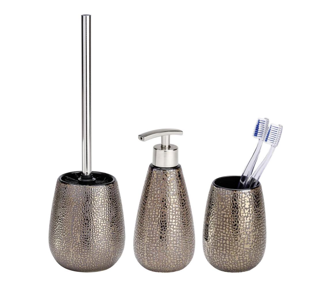 WENKO 69109800 - Kúpeľňová sada MARRAKESH 12,5x41 cm hnedá 69109800