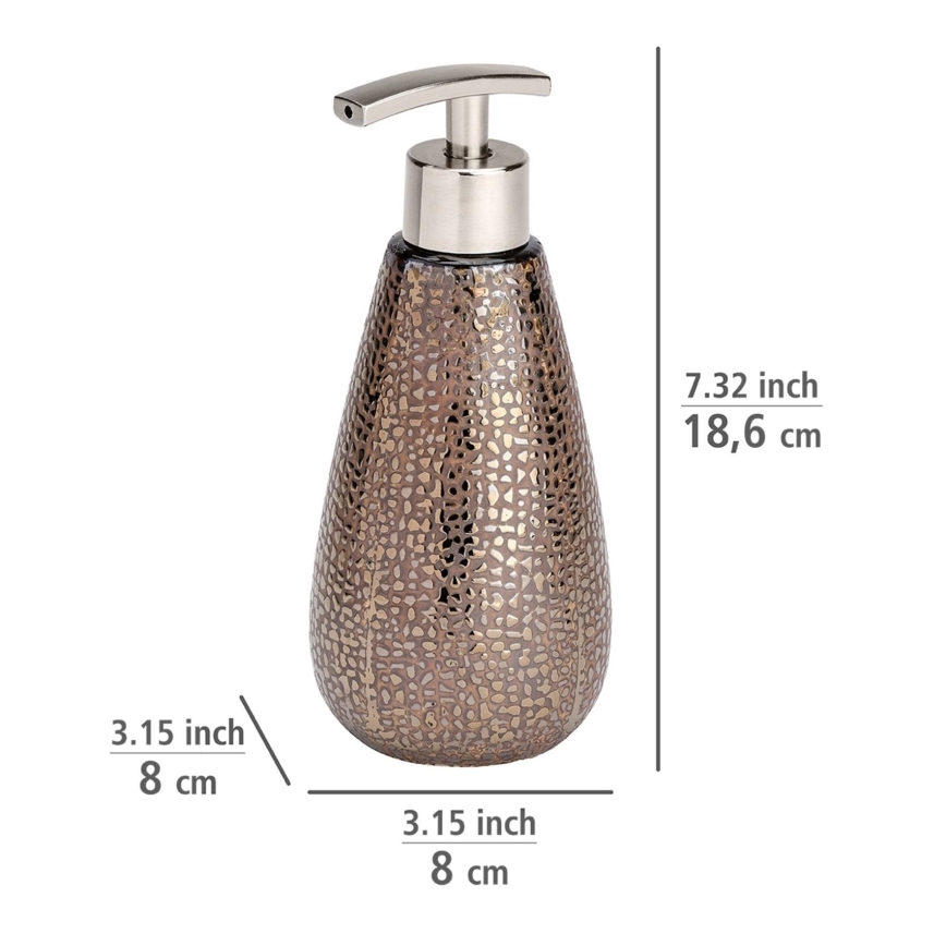 WENKO 69109800 - Kúpeľňová sada MARRAKESH 12,5x41 cm hnedá