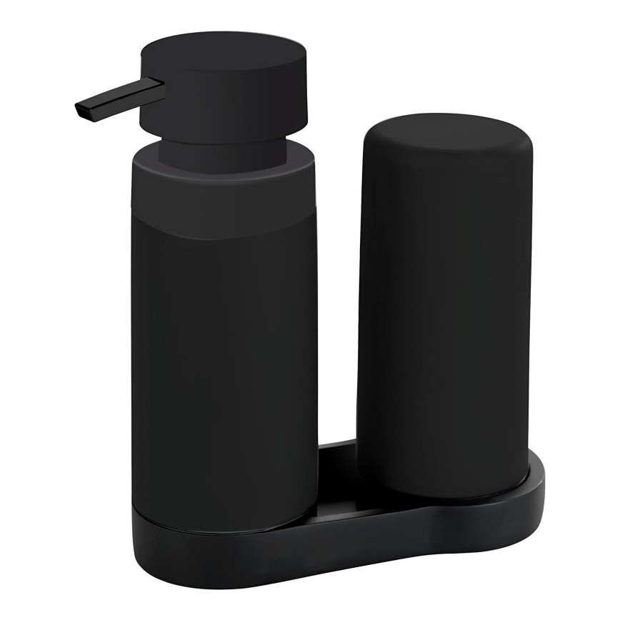 WENKO 69753800 - Organizér EASY SQUEEZ-E 15x18 cm čierny