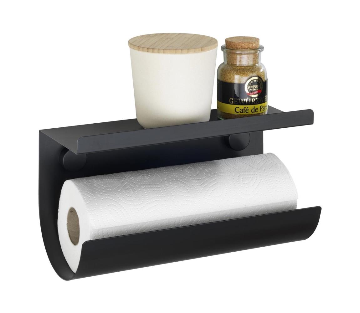 WENKO 71144800 - Držiak na rolu JET 30x15 cm čierny 71144800