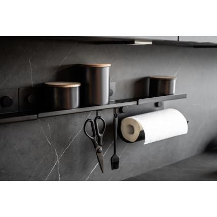 WENKO 71144800 - Držiak na rolu JET 30x15 cm čierny
