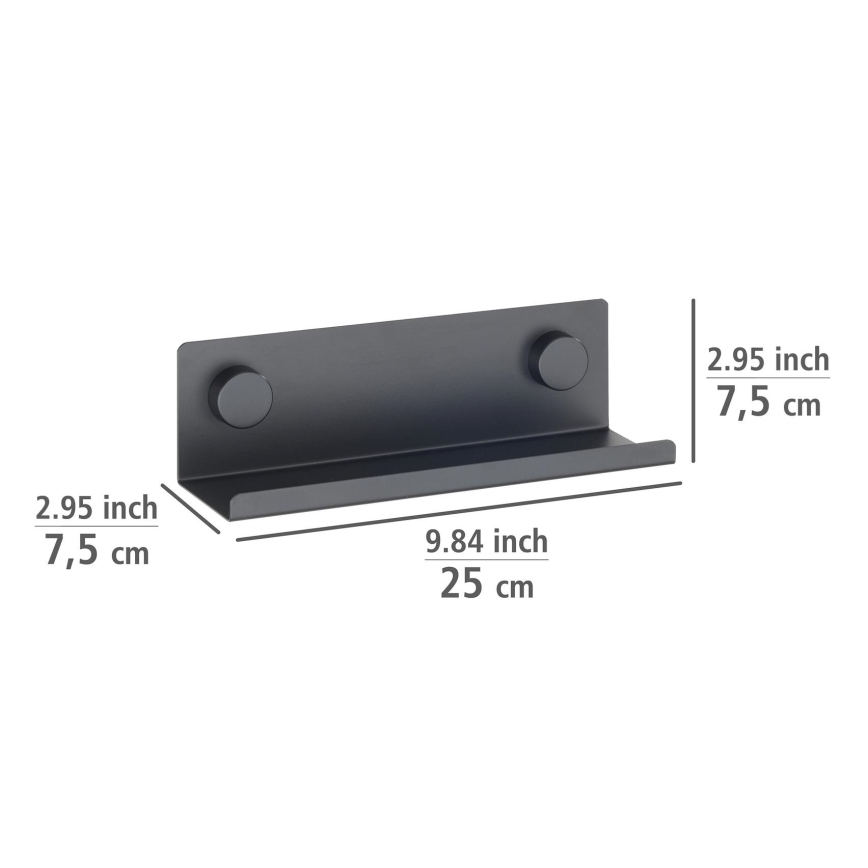 WENKO 71145800 - Stojan JET 25 x 7,5 cm čierny