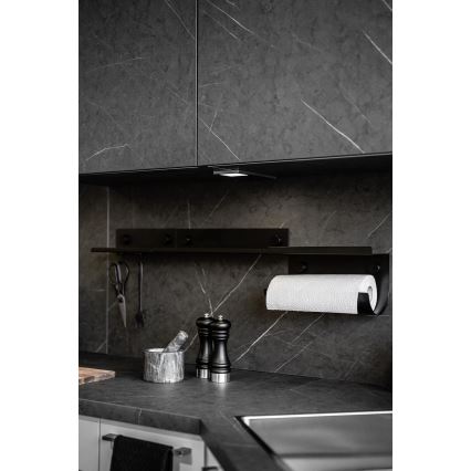WENKO 71147800 - Polica JET 25x7,5 cm čierna