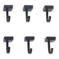 WENKO 71149800 - Háčiky JET 2,2×3,9 cm čierna/strieborná