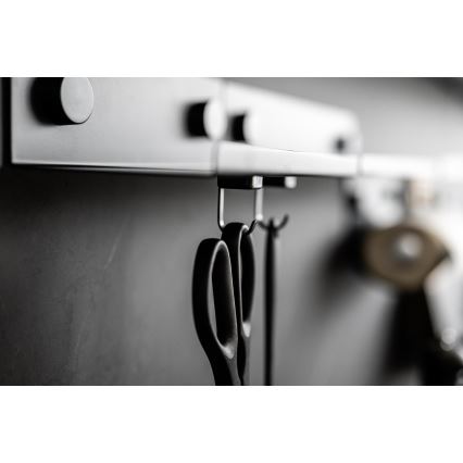 WENKO 71149800 - Háčiky JET 2,2×3,9 cm čierna/strieborná